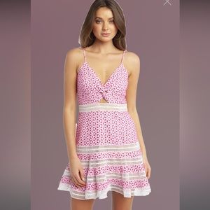 Bardot Camille Dress in Pink Shock Size M. New with tags.